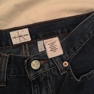 Calvin Klein Jeans Sz 1 Dark Blue CK